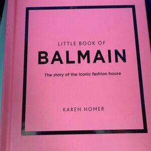 Balmain Little Book Fashion House Iconic  New Gifts Art accent Coffee table